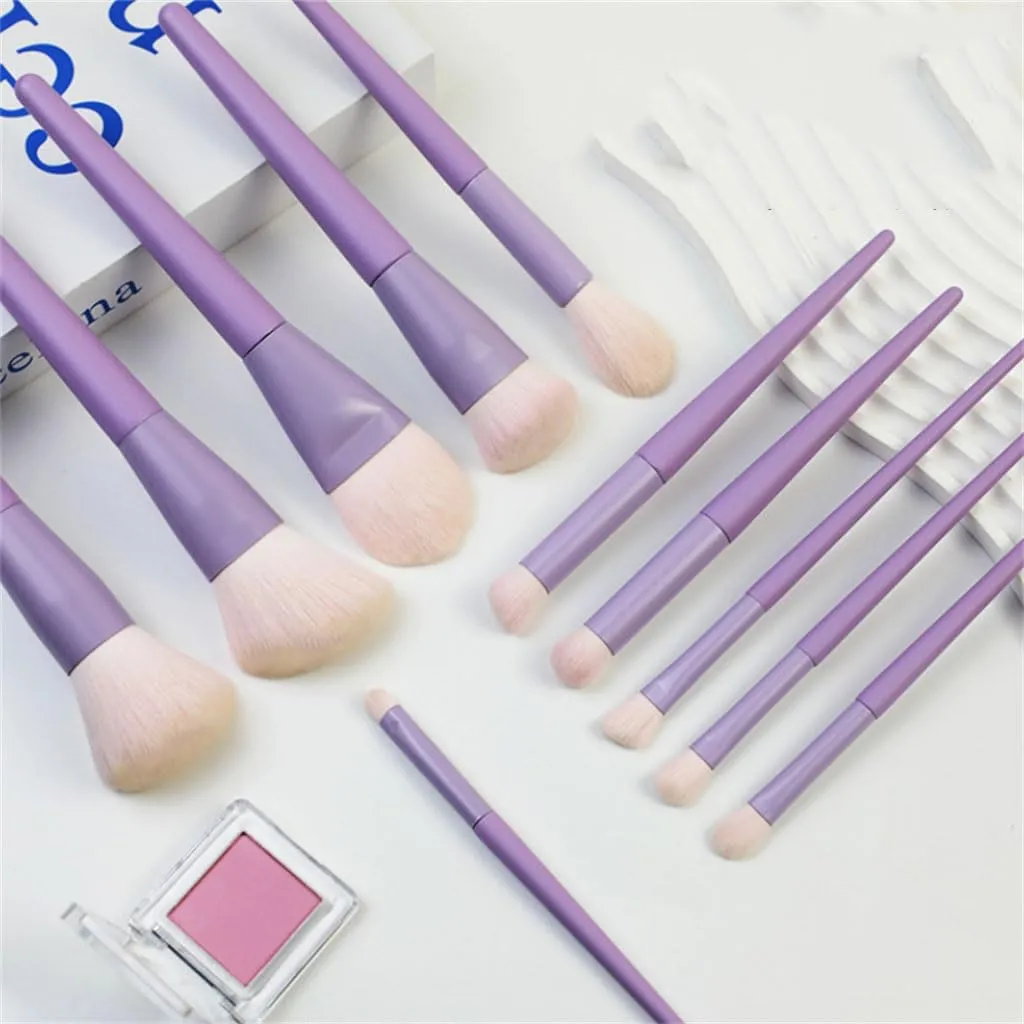 11pcs Makeup Brush Set Loose Powder Brush Eye Shadow Brush Set Beauty Tools Complete Set