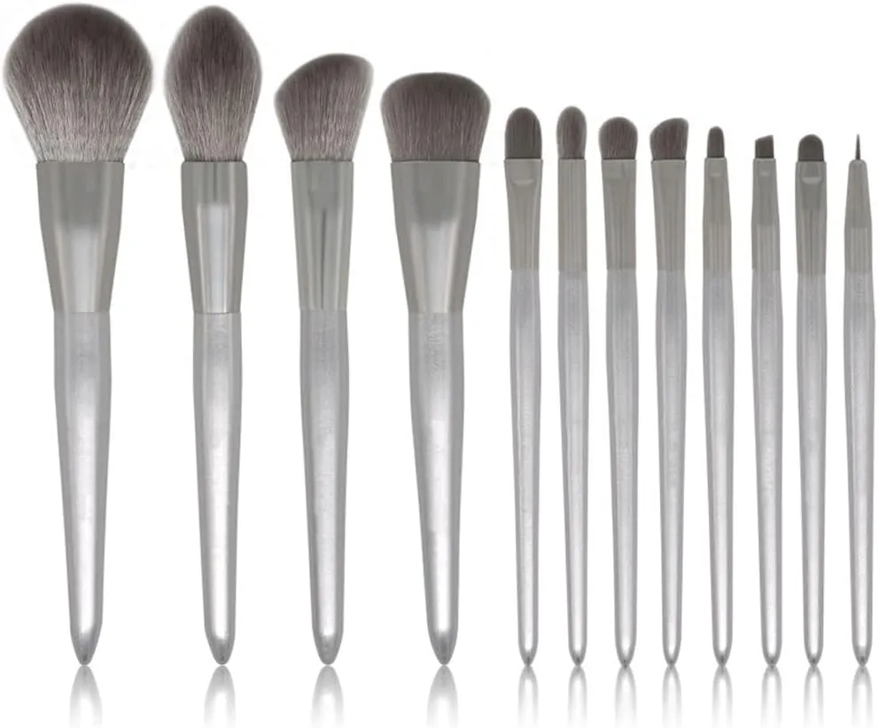 12 Brushes Set Full Set Loose Powder Brushes Beauty Tools Eye Shadow Blush Brush Set