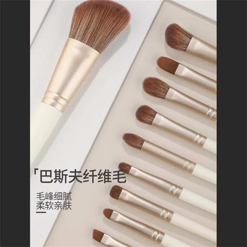 13 Makeup Brushes Loose Powder Brush Blush Highlighter Eyeshadow Brush   Pack(As the picture shows,D)
