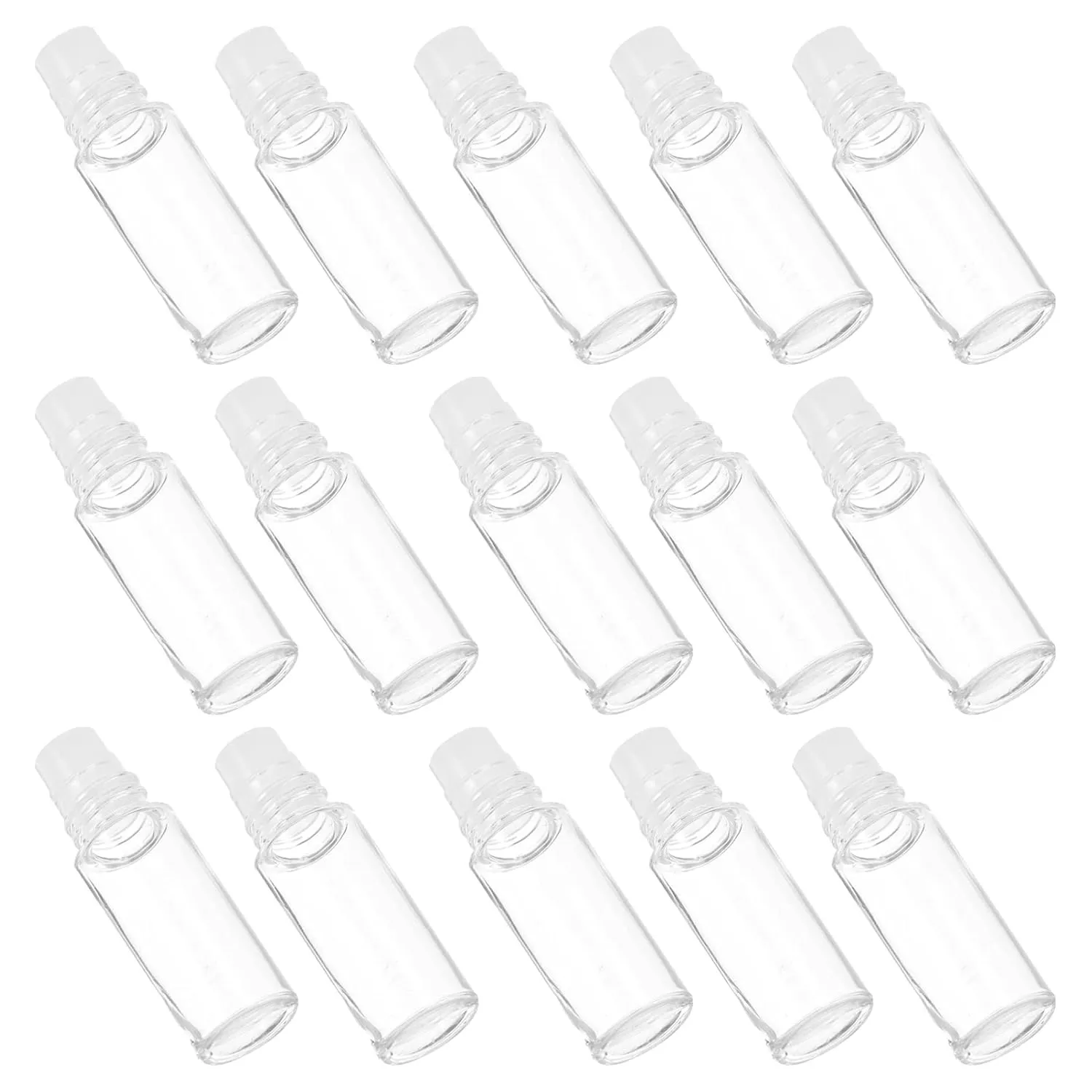 20pcs Mini Clear 3ml Loose Powder Container Empty Face Powder Case Plastic Bottle Empty Cosmetic Sifter Loose Powder Jars Container Refillable Bottles for Shampoo Conditioner Lotion