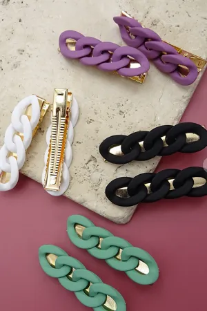 2pack Soft Hair Clips in Sev Colors!