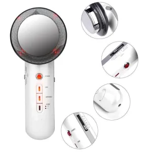 3 In 1 Ultrasonic Far Infrared EMS Facial Body Slimming Massager Skin