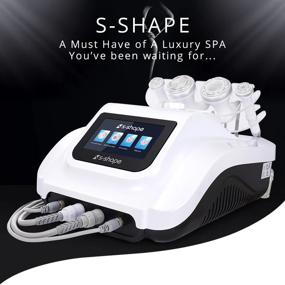 30K Ultrasonic Cavitation S-shape Body Face Machine