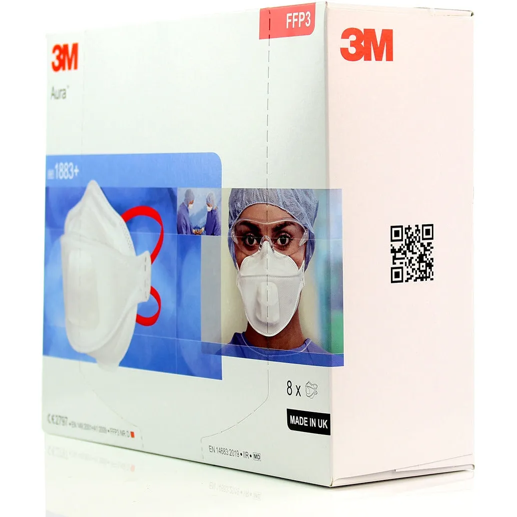 3M™ Aura™ Disposable FFP3 Healthcare Respirator - Type IIR