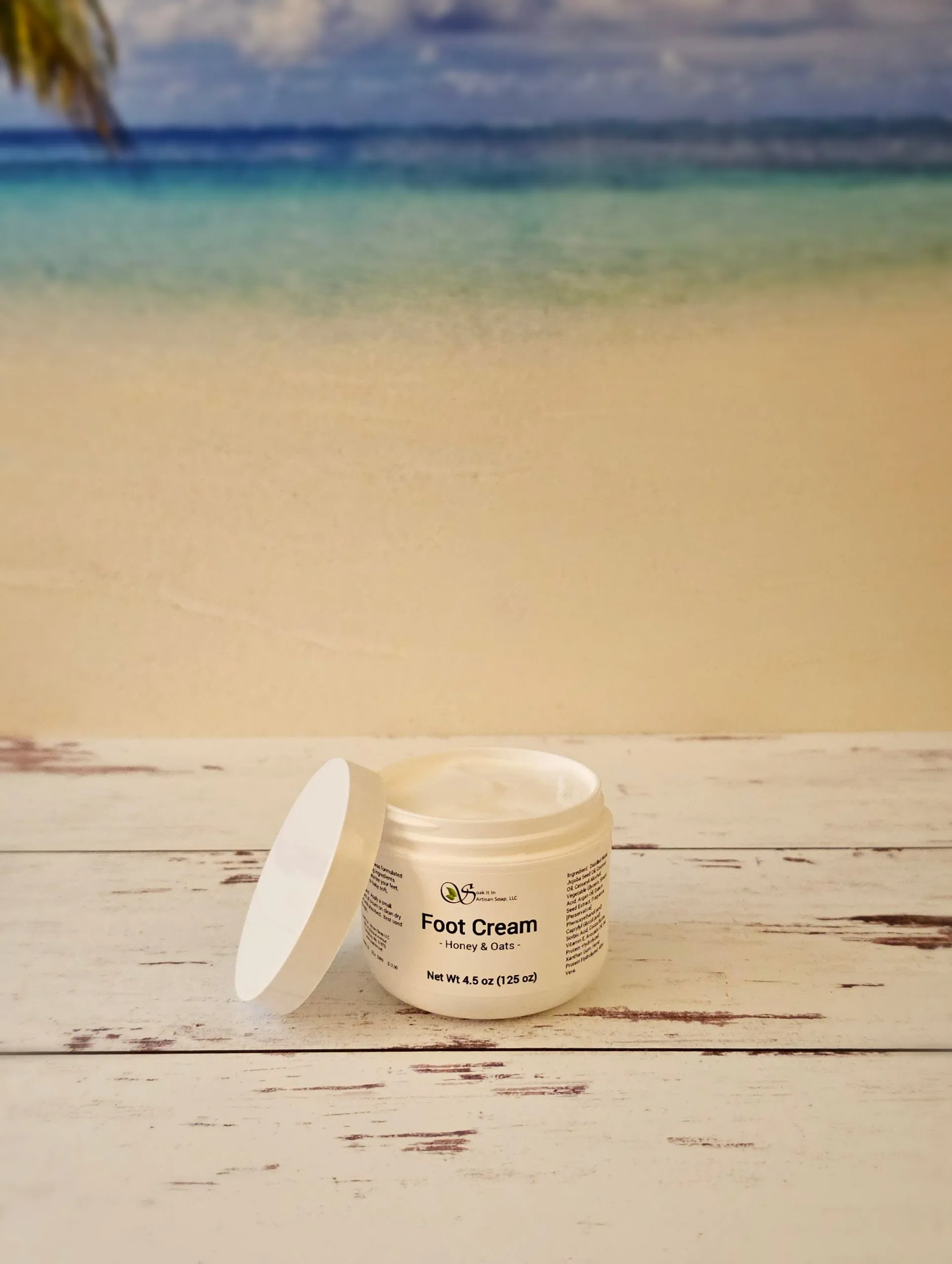 4.5 OUNCE - HONEY & OATS FOOT CREAM