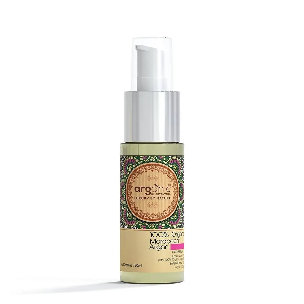 Aaryanveda Arganic Organic Moroccan Argan Hair Serum