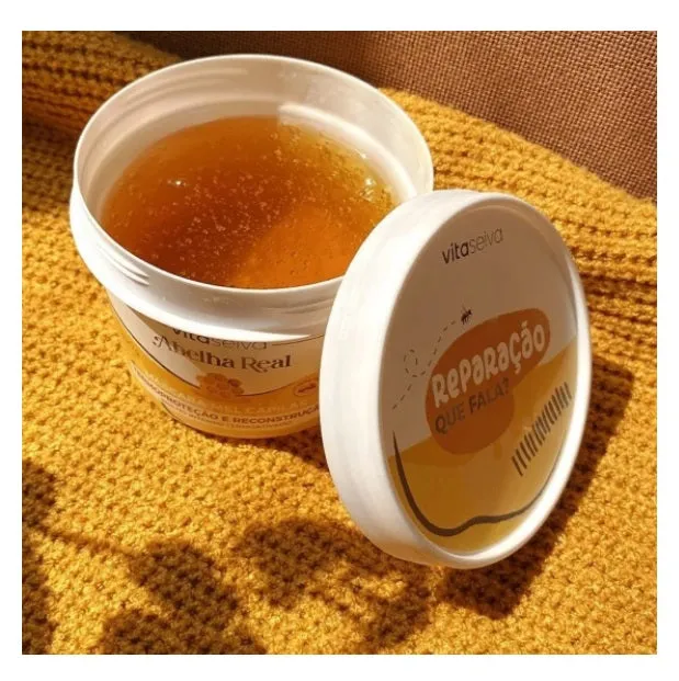 Abelha Real Bee Jelly Damaged Treatment Anti Frizz Shine Mask 450g - Vita Seiva