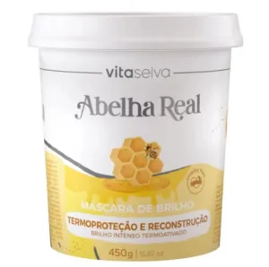 Abelha Real Bee Jelly Damaged Treatment Anti Frizz Shine Mask 450g - Vita Seiva