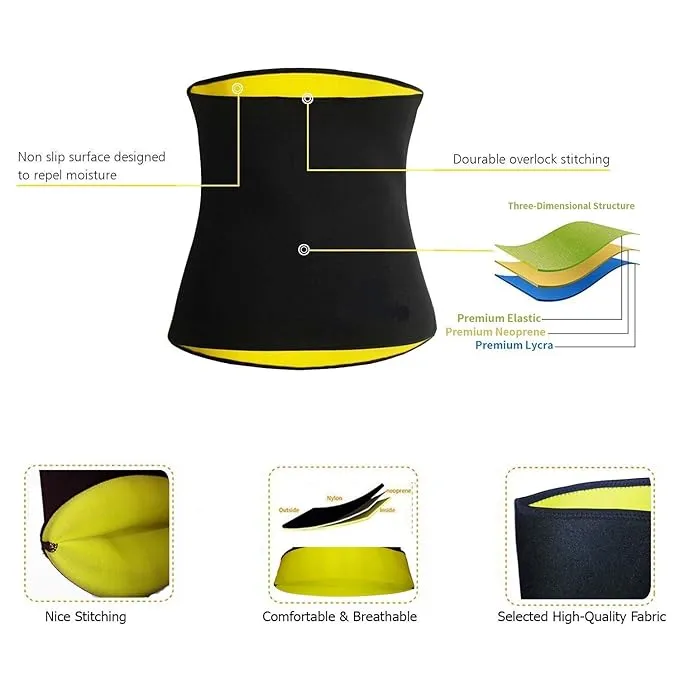 Abhijeet enterprise Waist trainer Slimming Belt waist shaper Tummy Control sweet sweat Belt modeling strap body shaper Women Body Shaper