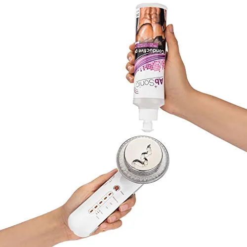 Absonic - Conductive Gel for Abs Stimulators, Muscle Stimulation, NuFace & Cavitation & Ultrasonic Slimming Devices - 2 x 250 ml (2 x 8.5 oz) - Paraben-Free