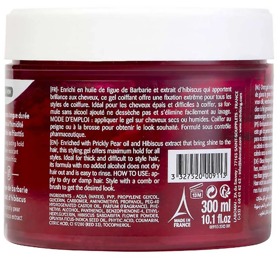 Activilong Paris Control Fixation Extra-Forte Extra Strong Hold Styling Gel 300ml