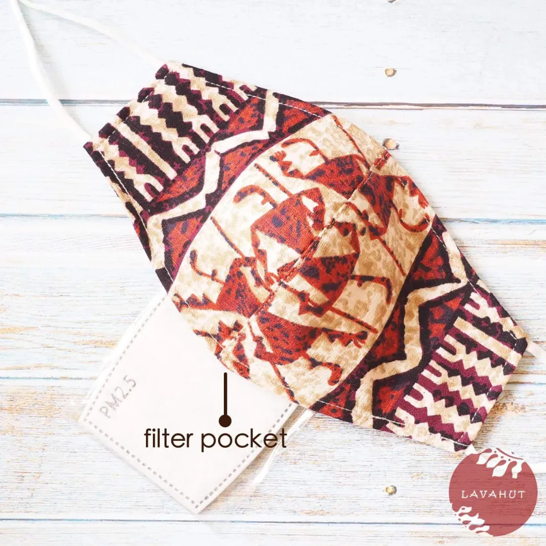 Adjustable   Filter Pocket • Brown Ancient Times