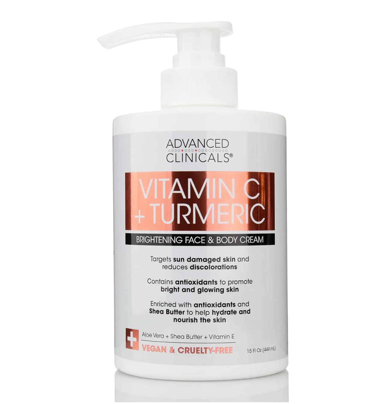 ADVANCED CLINICALS VITAMIN   TURMERIC BODY CREAM