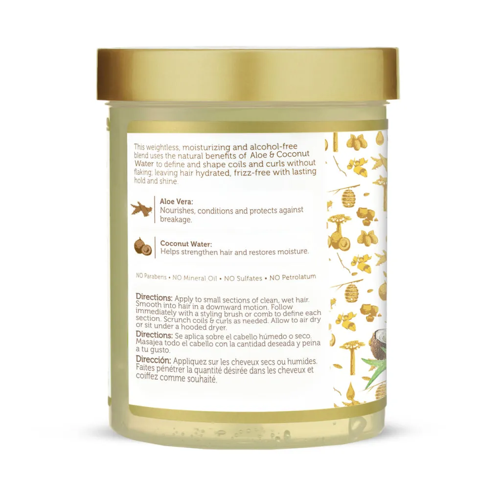 African Pride Moisture Miracle Aloe And Coconut Water Curl Defining Gel 510g