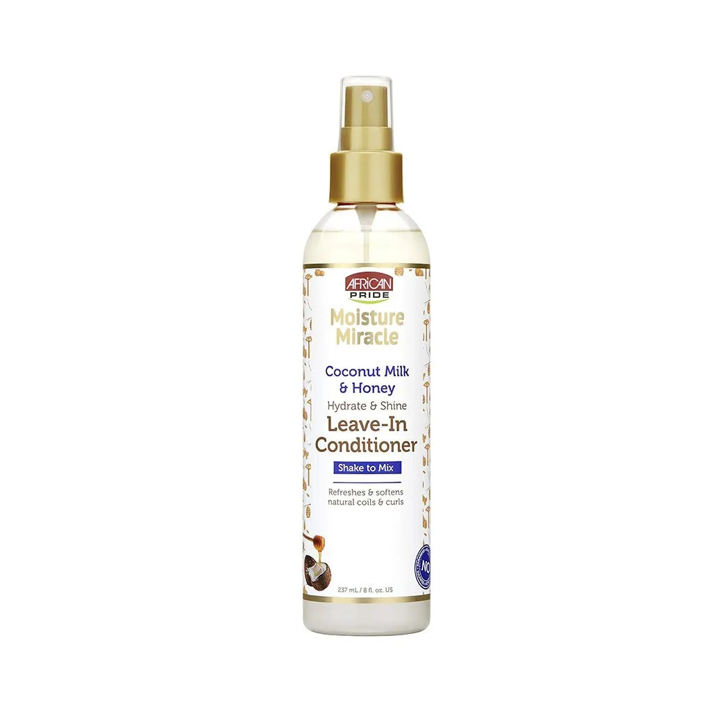 African Pride Moisture Miracle Coconut Milk & Honey Leave-in Conditioner 237ml