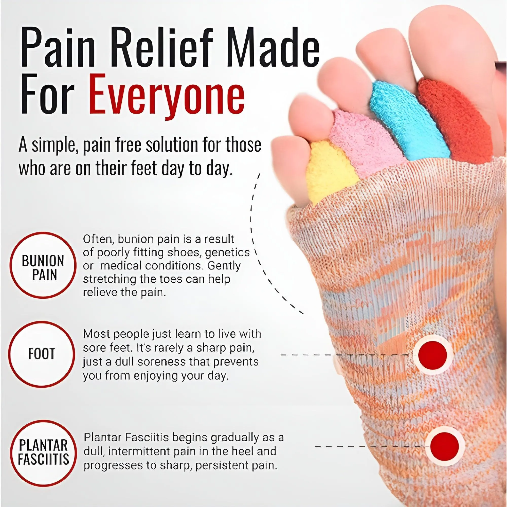 Alignment Bunions Relief Socks – Relief for Painful Feet