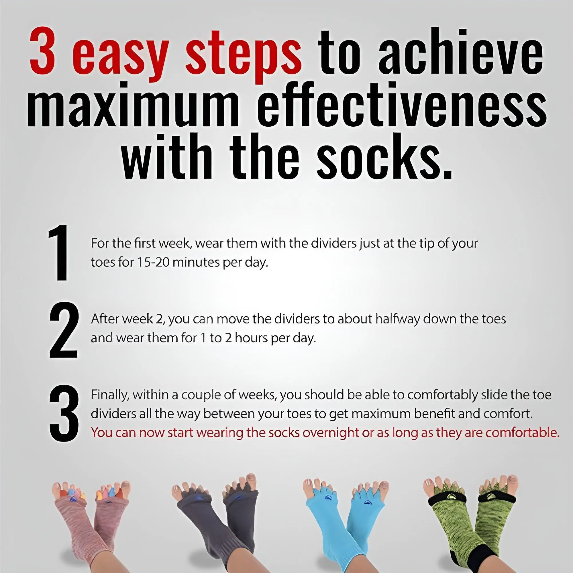 Alignment Bunions Relief Socks – Relief for Painful Feet