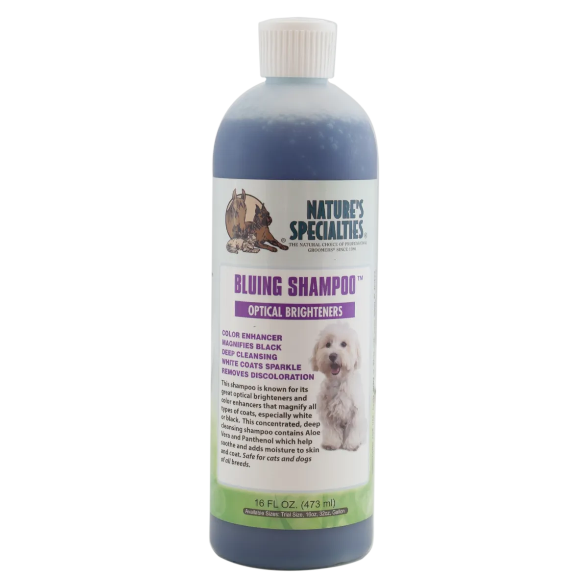 Aloe Bluing Shampoo with Optical Brightener 16oz