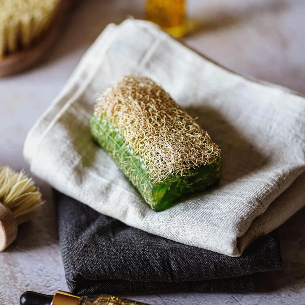 Aloe Vera Soap with Loofah