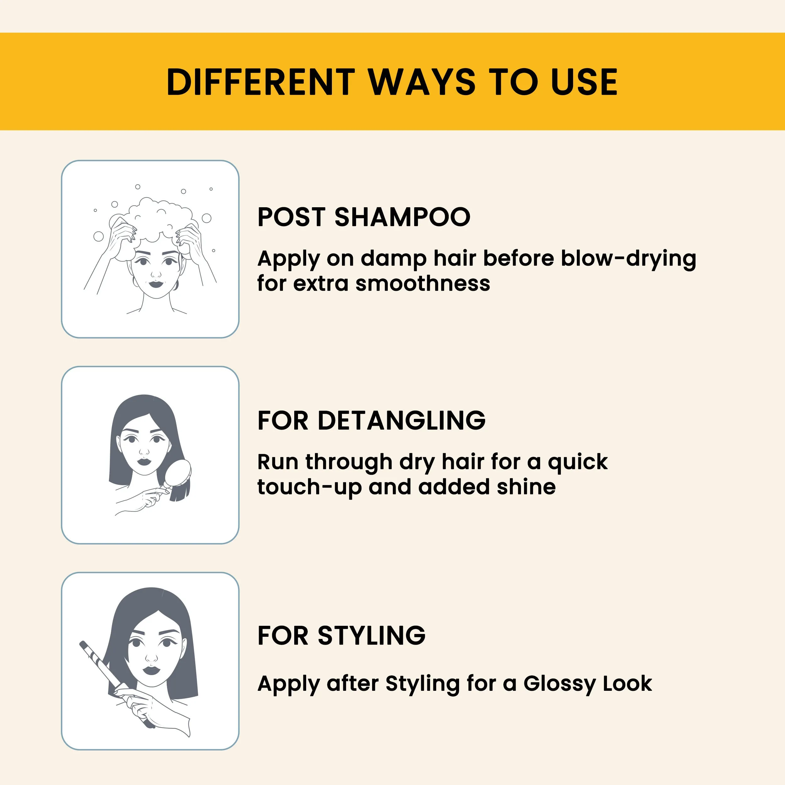 Alps Goodness Softening Hair Serum with Coconut Argan Oil & Vitamin E (60ml) | For Soft & Frizz-Free Hair | Hair Serum for Smoothening | Adds Shine