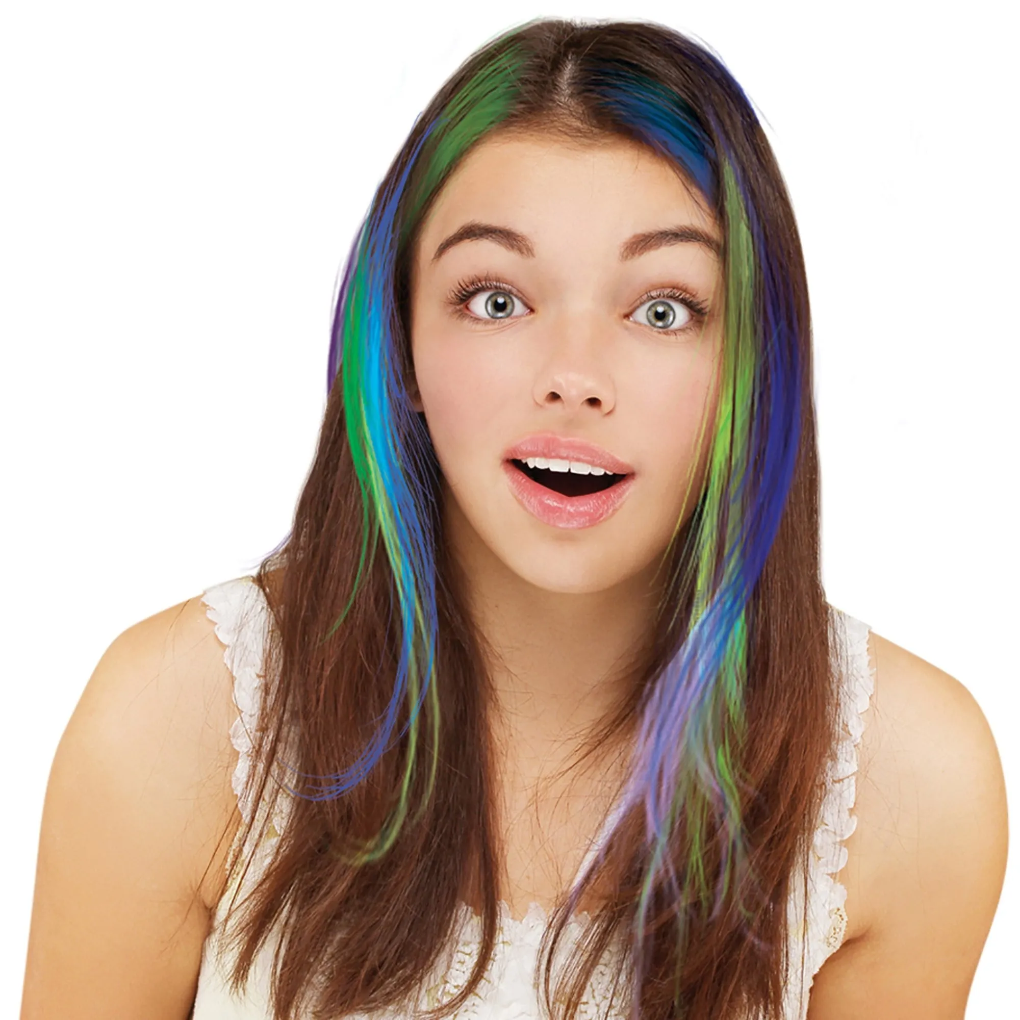 AMAV Fashion Time Cool Hair, Hair Coloring Kit with Temporary Chalk, Children Ages 8 Years and Up