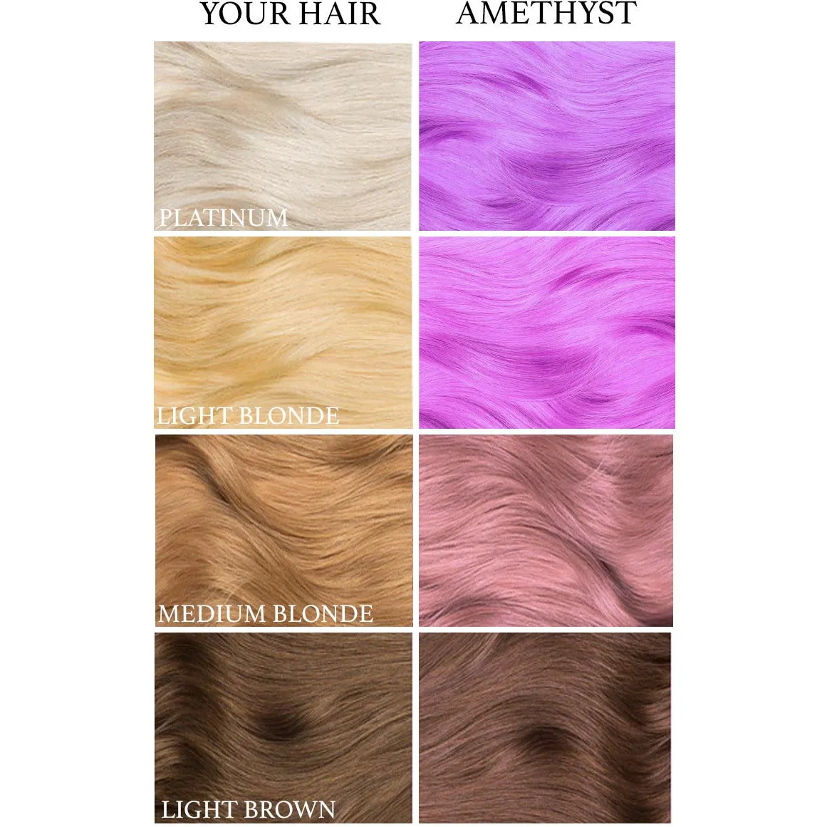Amethyst Purple Semi Permanent Hair Dye 4 Oz.