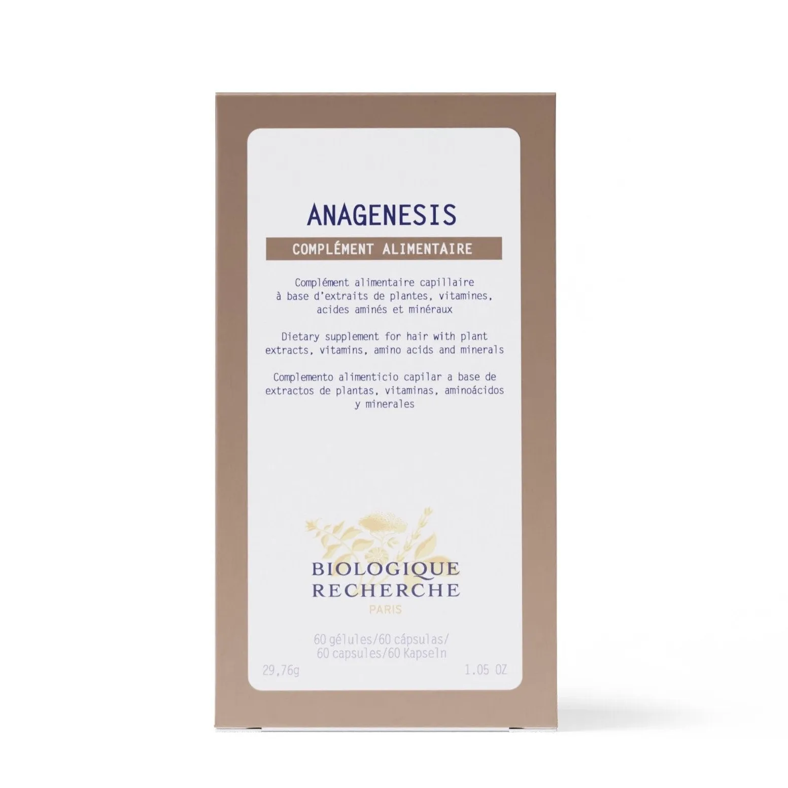 Anagenesis -- Dietary Hair Loss Supplement ** 60 Capsules