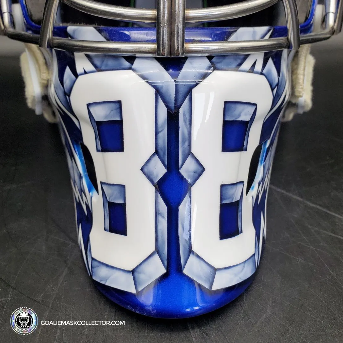 Andrei Vasilevskiy Goalie Mask "Game Ready" Pro Return 2022 Tampa Bay Lightning Sylabrush Painted on Bauer NME ONE Shell AS-02792 - SOLD