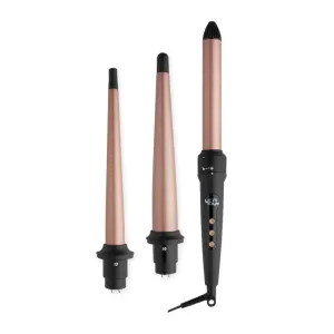 ANNIE HOT & HOTTER 3in1 Interchangeable Digital Curling Wand Set #05997