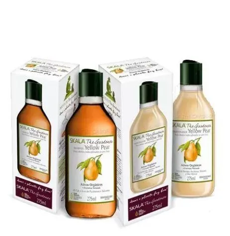 Anti Hair Fall The Gardener Strengthening Yellow Pear Vegan Kit 2x275ml - Skala