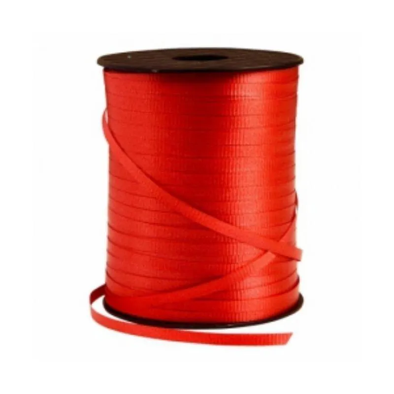 Apple Red Crimped Ribbon Spool - 5mm x 450m