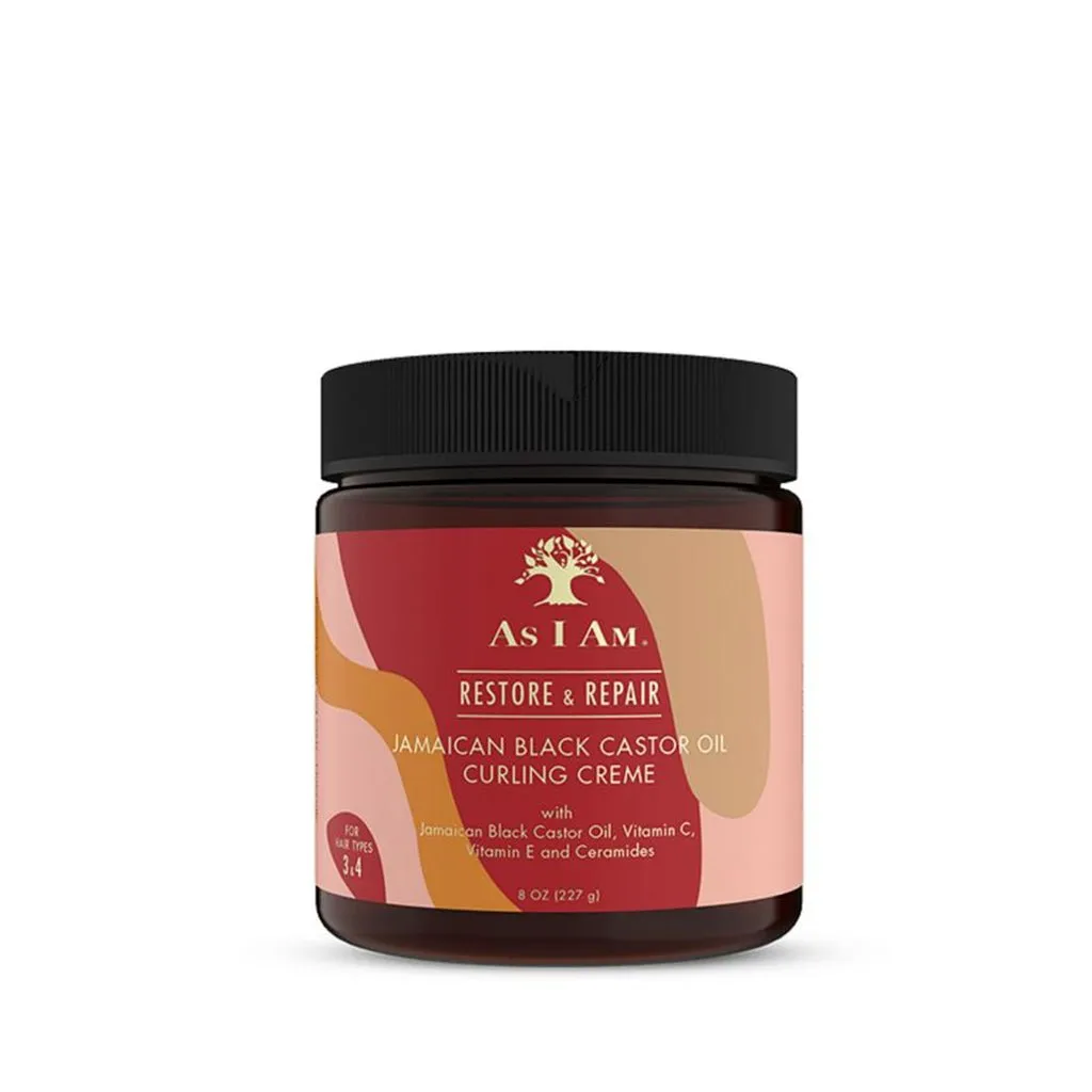 As I Am JBCO Jamaican Black Castor Oil Curling Creme Jar 227g
