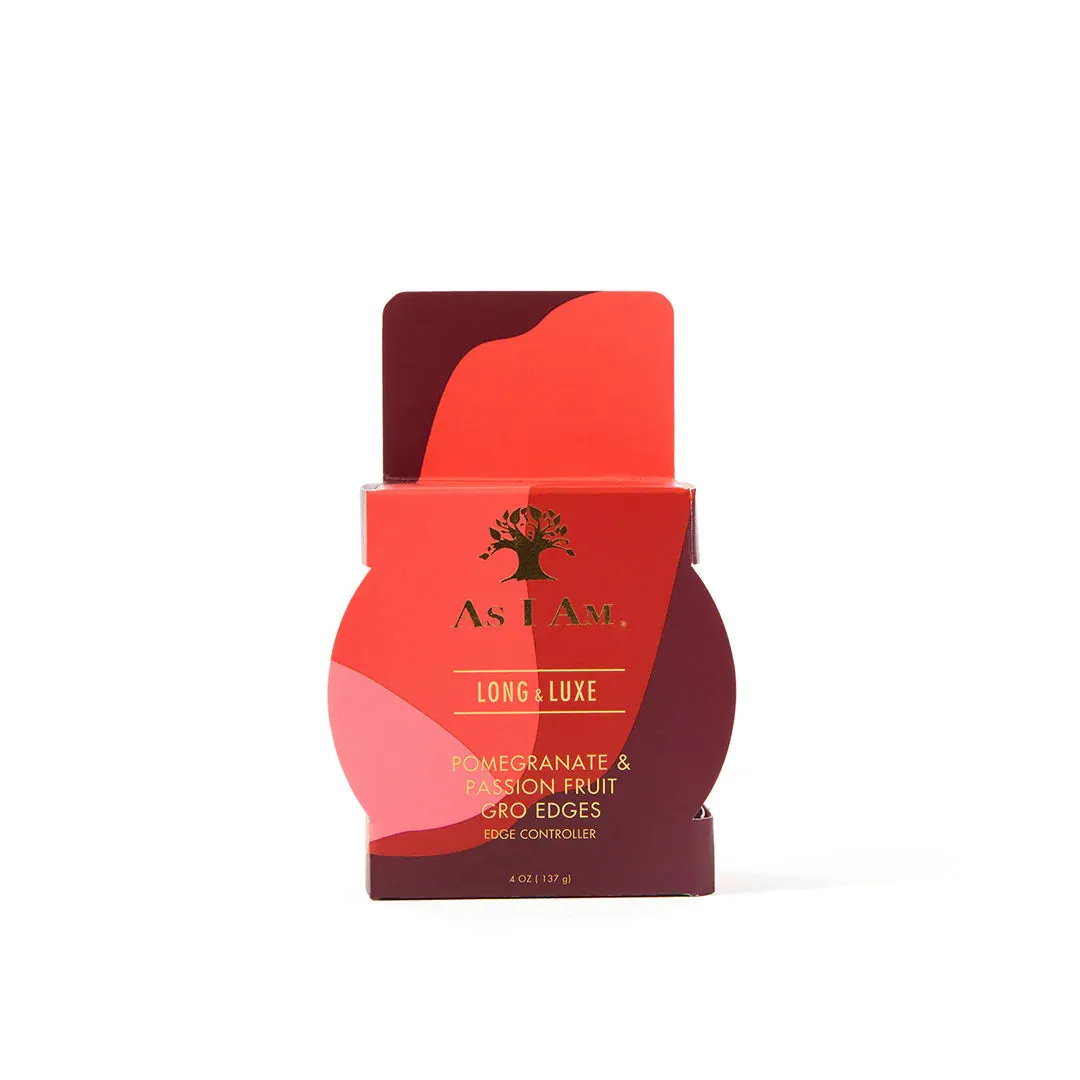 As I Am Long And Luxe Pomegranate Passion Fruit Gro Edges Controller 137g
