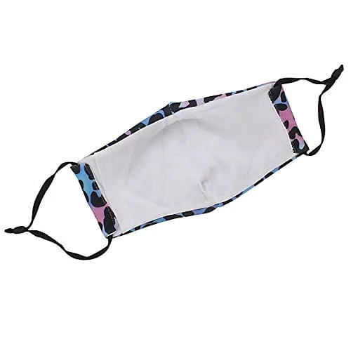 ASA Techmed 2-Piece Cloth Masks for Nose and Mouth Washable Face Covering with 4 Filters