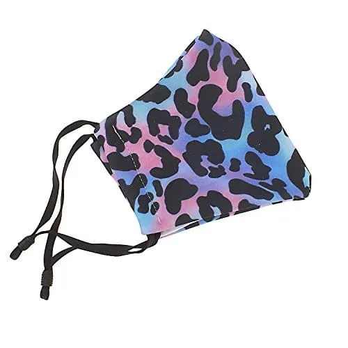 ASA Techmed 2-Piece Cloth Masks for Nose and Mouth Washable Face Covering with 4 Filters
