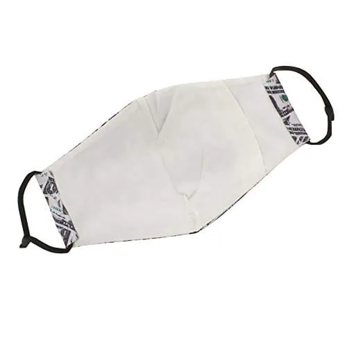 ASA Techmed 2-Piece Cloth Masks for Nose and Mouth Washable Face Covering with 4 Filters
