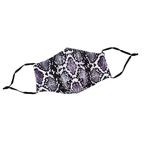 ASA Techmed 2-Piece Cloth Masks for Nose and Mouth Washable Face Covering with 4 Filters