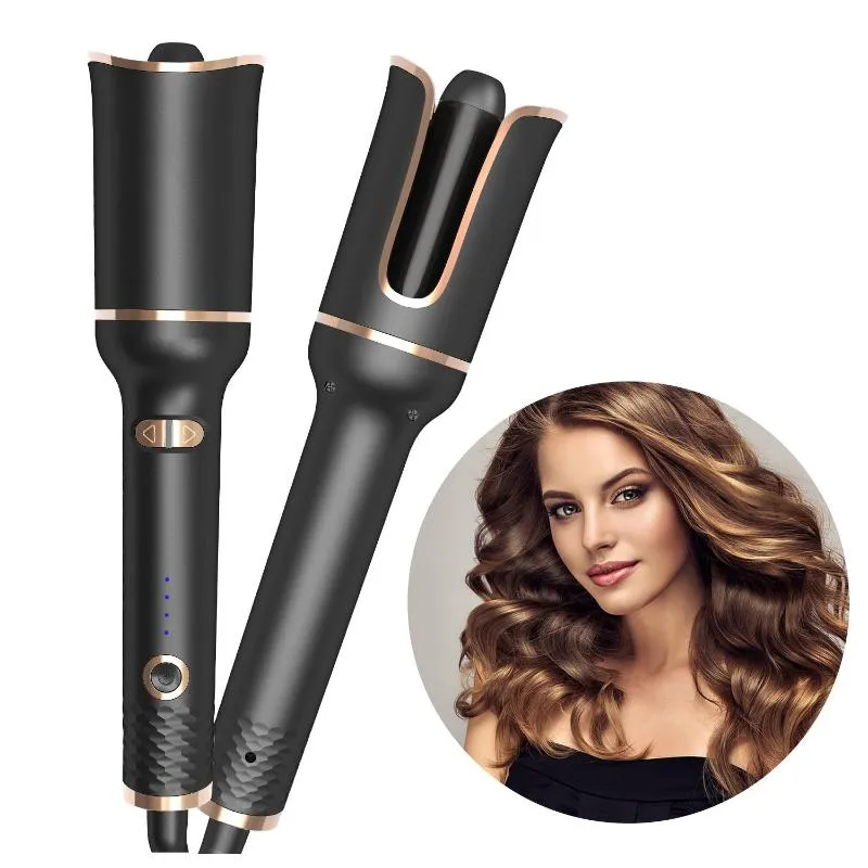 Automatic Black Spiral Electric Negative Ion Curling Iron