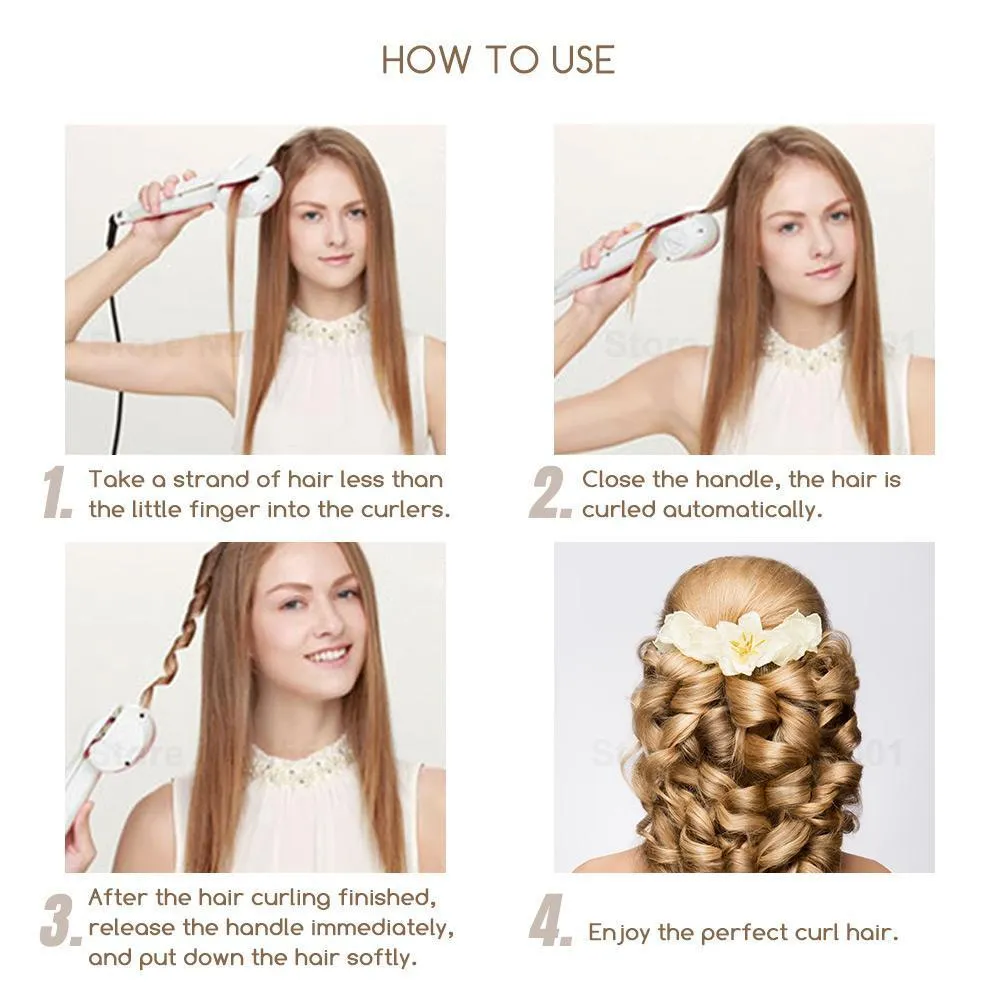 Automatic Steam Hair Curler
