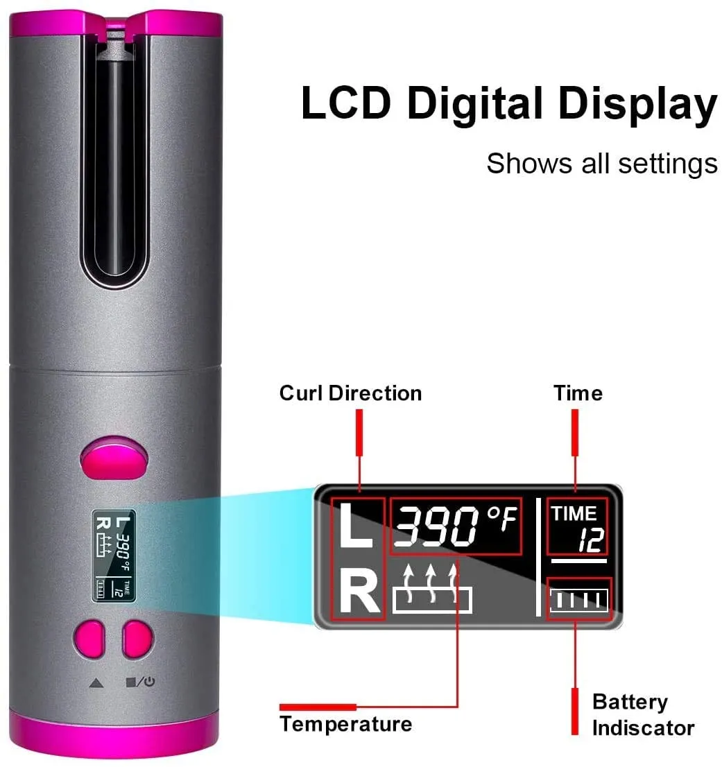 Automatic Wireless Hair Curler