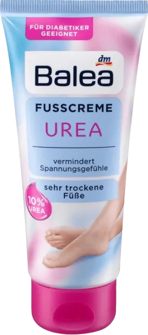Balea 10% Urea Foot Cream | Deep Moisture for Dry, Cracked Feet | 100ml