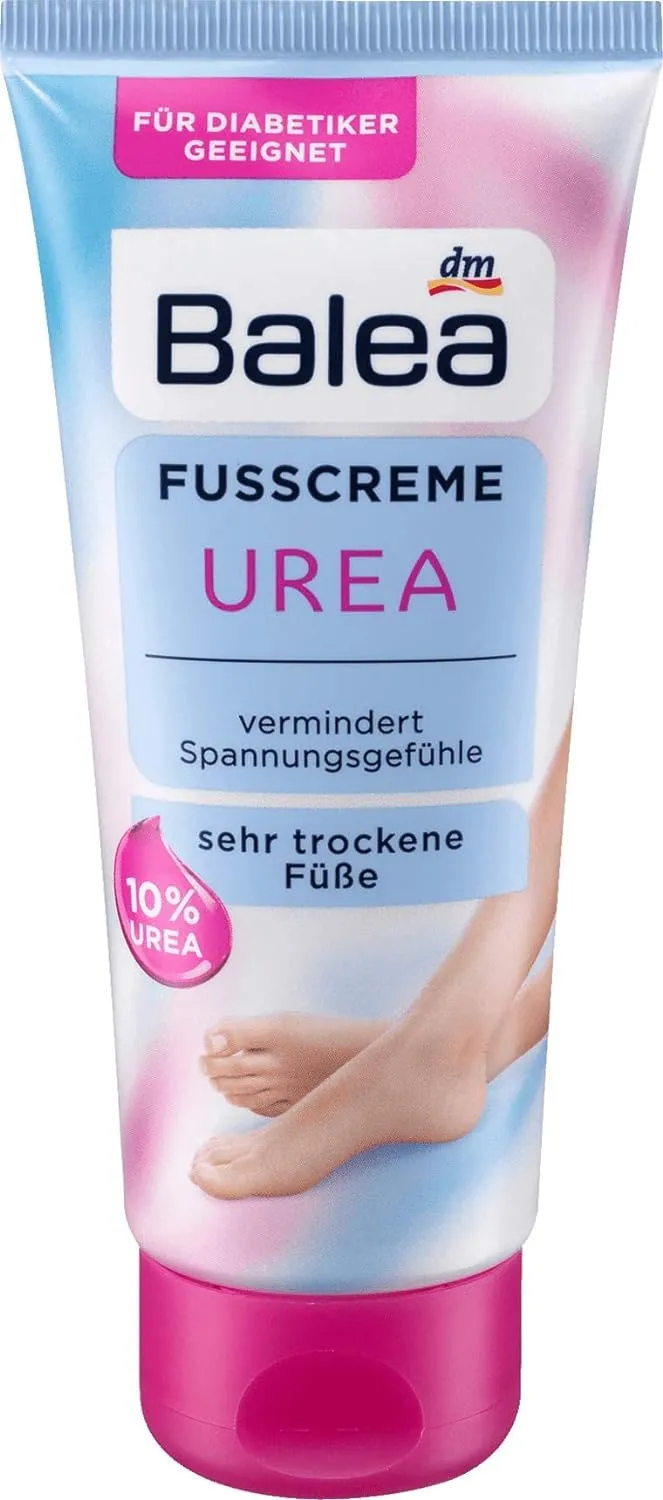Balea 10% Urea Foot Cream | Deep Moisture for Dry, Cracked Feet | 100ml
