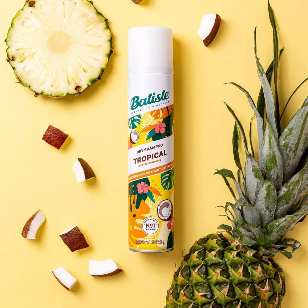 Batiste Dry Shampoo Tropical Spray Exotic Coconut 50ml, 200ml / 350ml