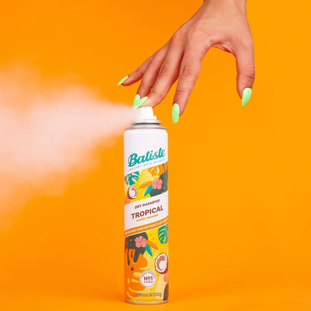 Batiste Dry Shampoo Tropical Spray Exotic Coconut 50ml, 200ml / 350ml