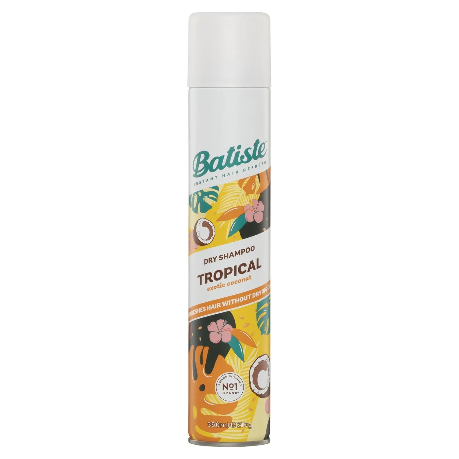 Batiste Dry Shampoo Tropical Spray Exotic Coconut 50ml, 200ml / 350ml