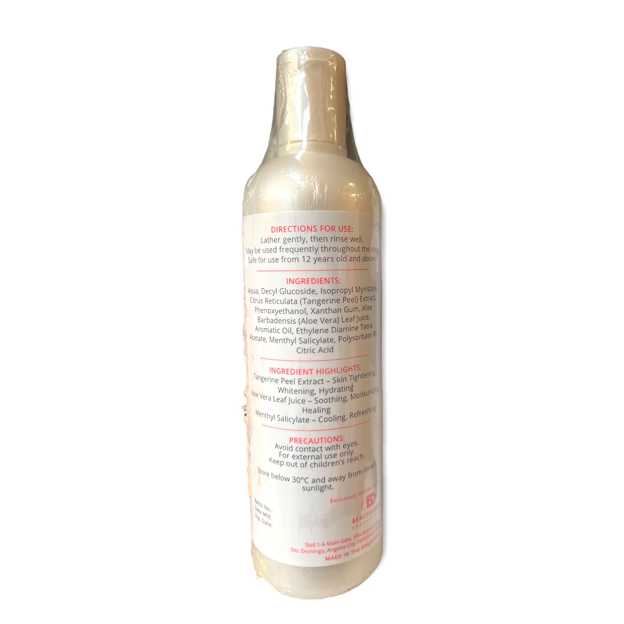 Beautederm - Pureté Intimate Cleanser 200ml