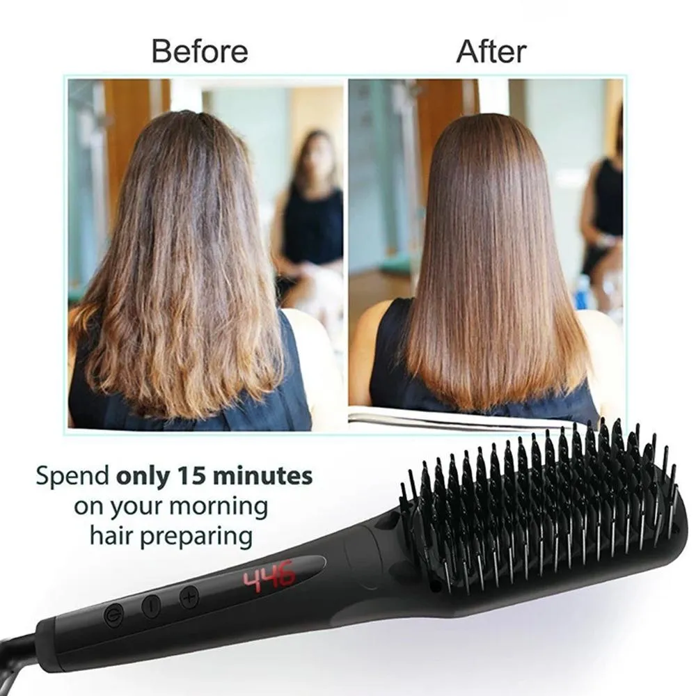 Beauty Experts Ceramic Ion Hair Straightening Brush