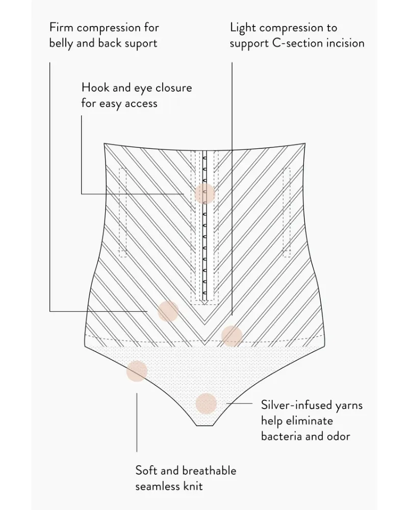 Bellybandit Black C Section & Recovery Undies