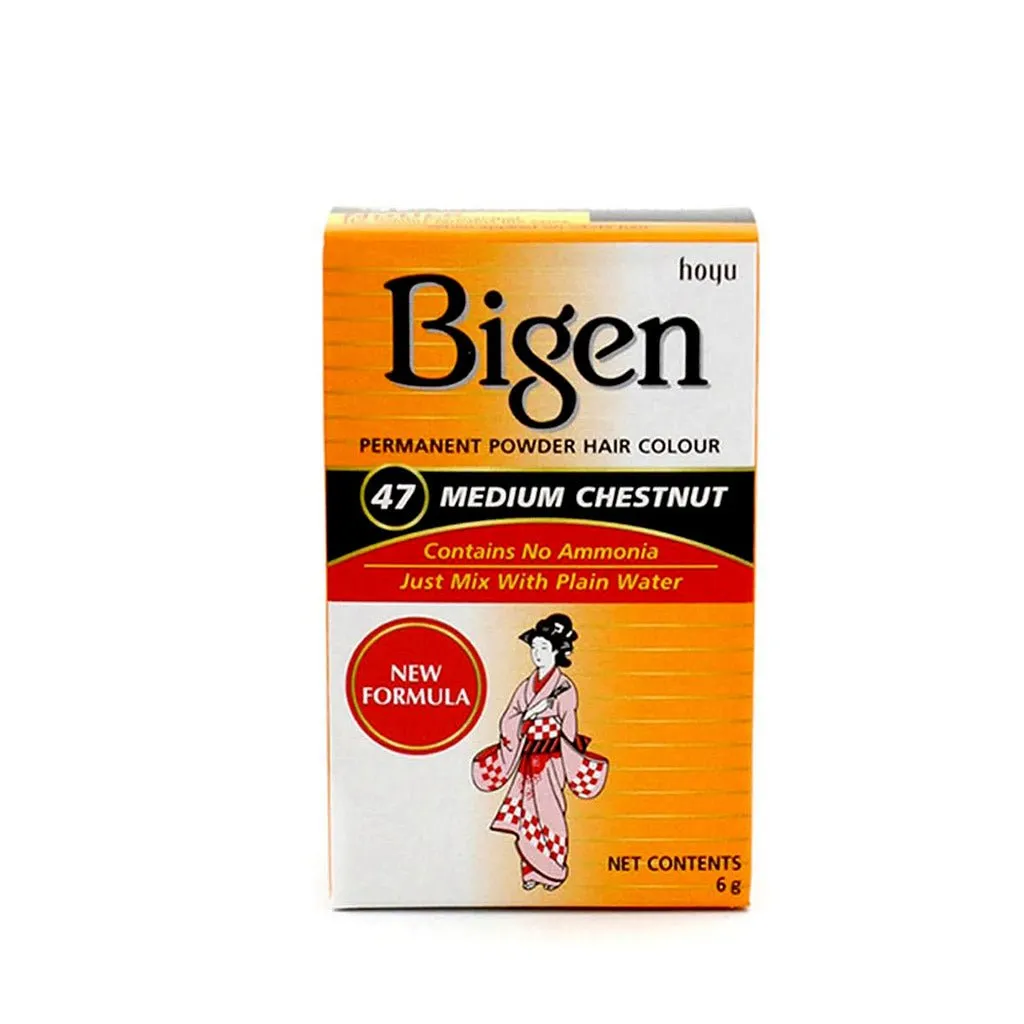 Bigen Permanent Powder Hair Colour All Shades 6gram