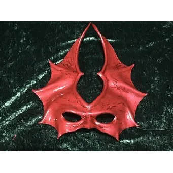 Black Bloodbat Leather Mask